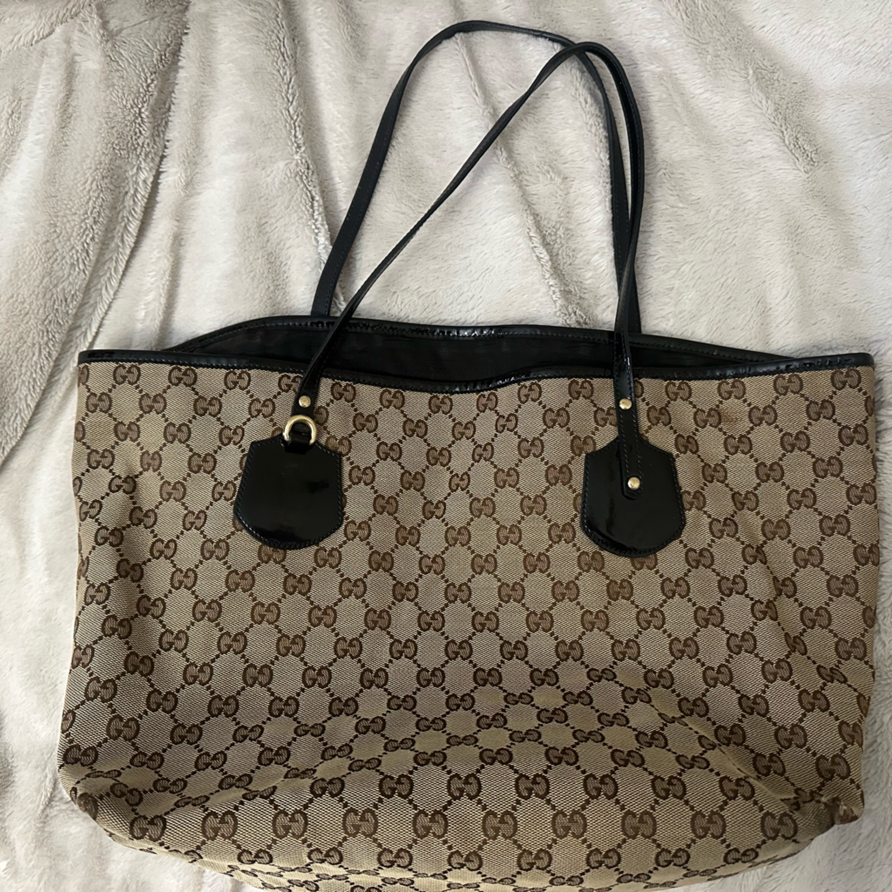 Gucci Brown And Black Women's Tote Bag